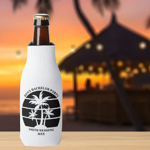 Beach Bachelor Party Island Wedding Personalised Bottle Cooler