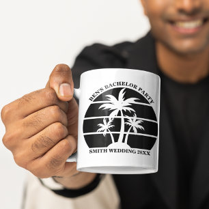 Beach Bachelor Party Island Wedding Personalised Coffee Mug