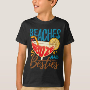 Beach Bachelorette Island Party - Beaches Booze An T-Shirt