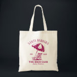 Beach Bachelorette Party Beach Chair Vintage Logo Tote Bag<br><div class="desc">Make a splash at your upcoming bachelorette party with this stunning beach bachelorette party design. Whether you're celebrating a bach trip, a bridal shower, a girls' vacation, or a best friends' engagement, this custom beach bachelorette party design is the perfect addition to your unforgettable getaway. Add a personal touch to...</div>