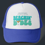 Beach Bachelorette Party Beachin Babes Bridesmaid Trucker Hat<br><div class="desc">Make a splash at your upcoming bachelorette party with this stunning beach bachelorette party personalised merchandise. Whether you're celebrating a bach trip, a girls' vacation, or a best friends' holiday, this custom beach bachelorette party merchandise is the perfect addition to your unforgettable getaway. Add a personal touch to your bachelorette...</div>