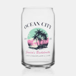 Beach Bachelorette Party Favour Bridesmaid Gift Can Glass<br><div class="desc">Make a splash at your upcoming bachelorette party with this stunning beach bachelorette party personalised merchandise. Whether you're celebrating a bach trip, a girls' vacation, or a best friends' holiday, this custom beach bachelorette party merchandise is the perfect addition to your unforgettable getaway. Add a personal touch to your bachelorette...</div>
