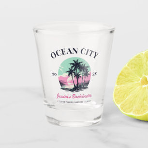 Beach Bachelorette Party Favour Bridesmaid Gift Shot Glass