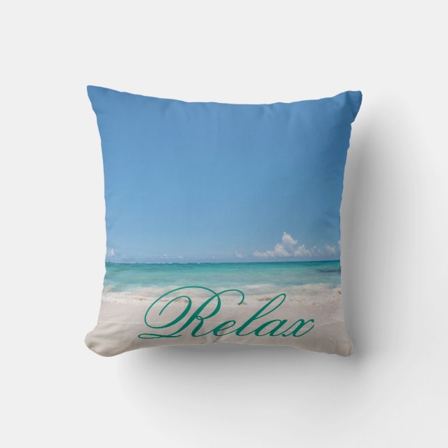 Beach Backgroud Cushion (Front)