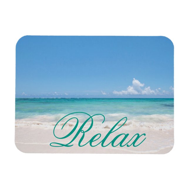 Beach Backgroud Magnet (Horizontal)