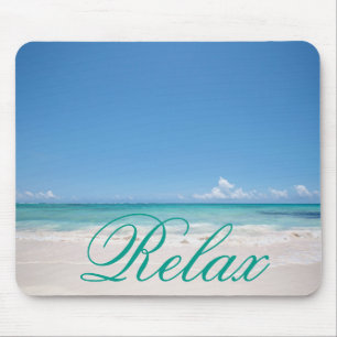 Beach Backgroud Mouse Mat