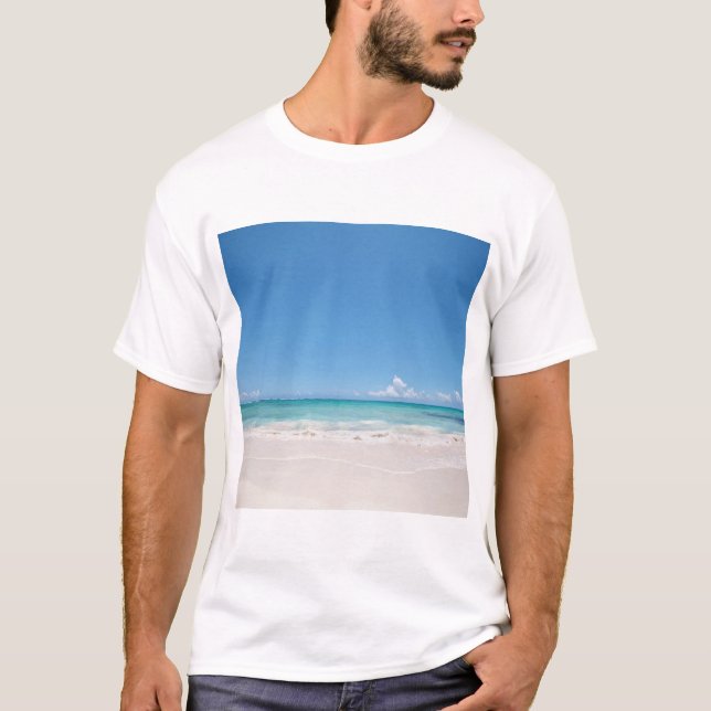 Beach Backgroud T-Shirt (Front)