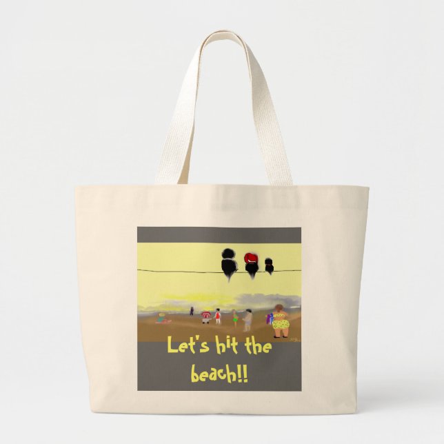 Beach Bag Jumbo Tote (Front)