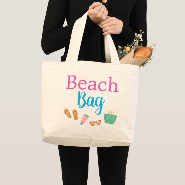 Beach Bag Ocean Water Summer Tote (Front (Product))