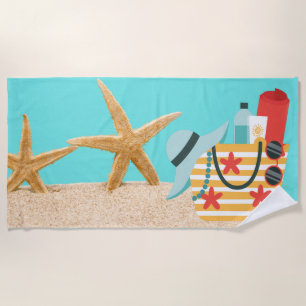 Beach bag starfish Beach Towel