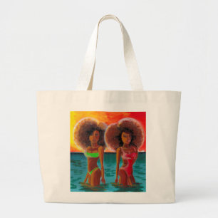 BEACH BAG SUMMER BEACH VIBES COLORFUL