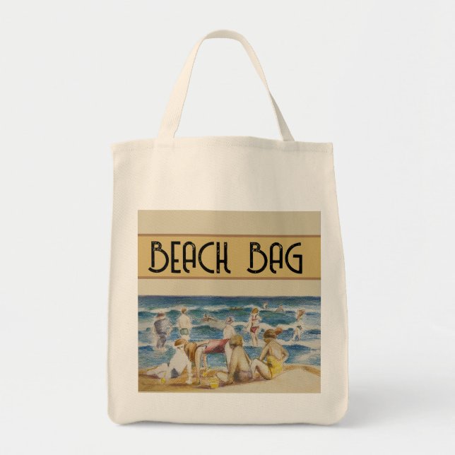Beach Bag tote bag (Front)