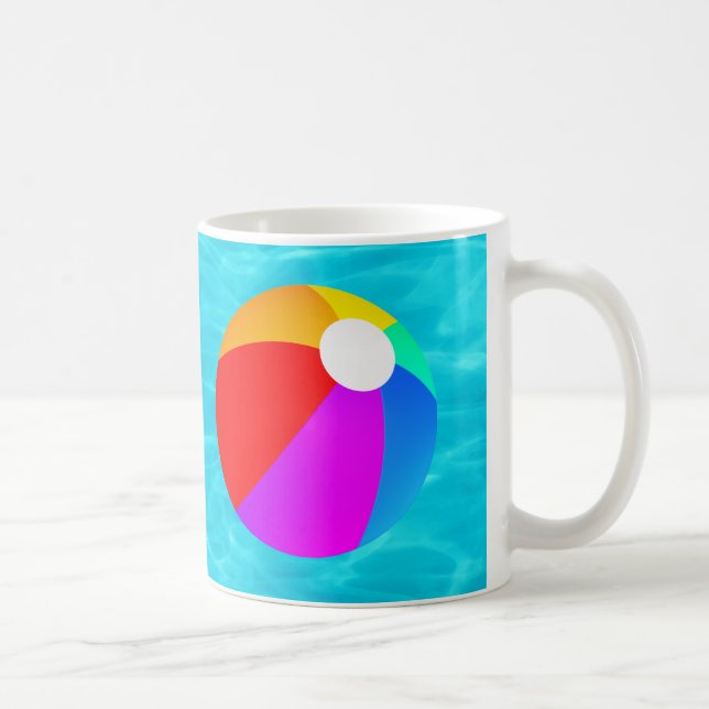 Beach Ball Coffee Mug (Right)