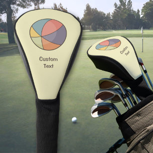 Beach Ball Golf Head Cover