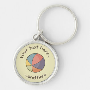 Beach Ball Key Ring