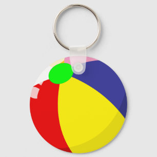 Beach Ball Key Ring