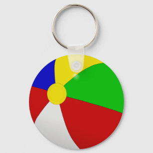 Beach Ball Key Ring