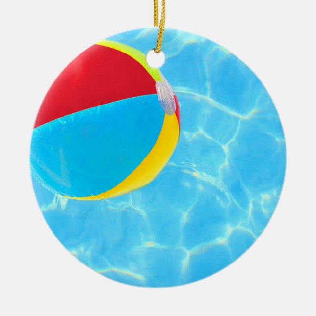 Beach Ball Ornament (Front)