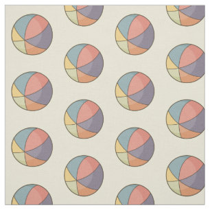 Beach Ball Pattern Fabric
