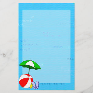 Beach Ball Pool Umbrella Stationery