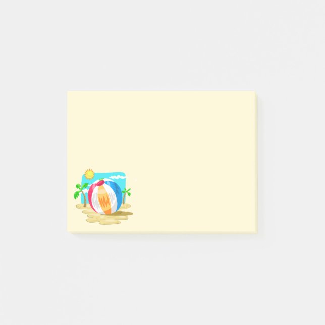 Beach Ball Post-it Notes (Front)