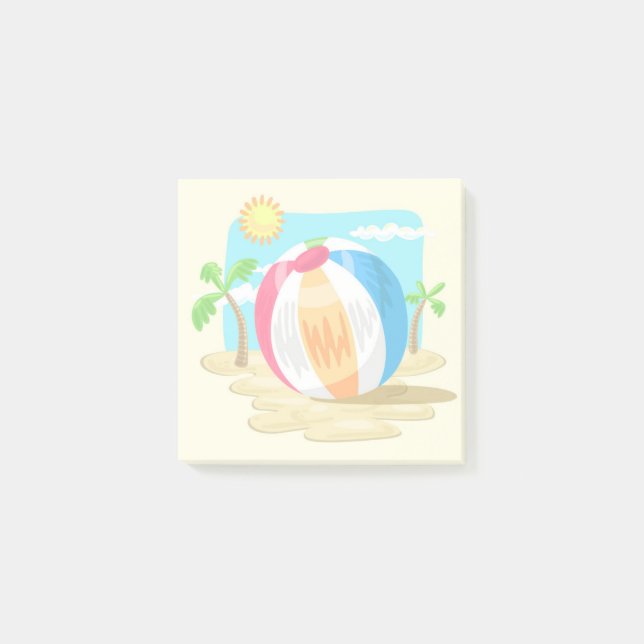 Beach Ball Post-it Notes (Front)