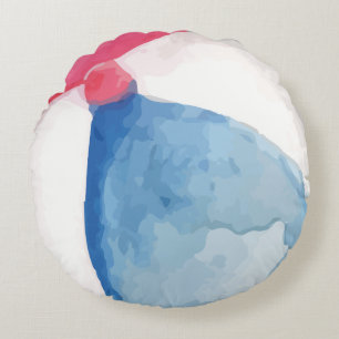 Beach Ball Round Cushion
