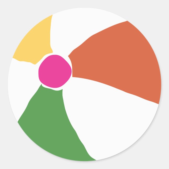 Beach ball sticker (Front)