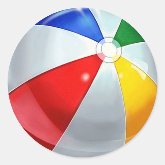 Beach Ball Stickers #1 (Front)