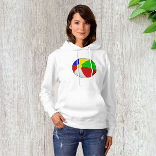 Beach Ball Womens Hoodie