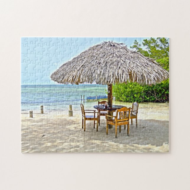 Beach Bar Jamaica. Jigsaw Puzzle (Horizontal)
