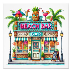 BEACH BAR PHOTO PRINT
