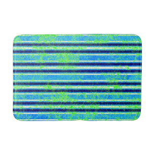 Beach Batik Stripes Bath Mat