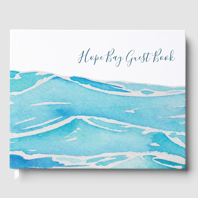 Beach Bay Bed & Breakfast Rental Signature Guest Book (Front)