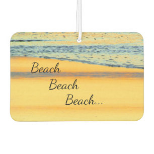 "Beach, beach, beach..." sunset   Car Air Freshener