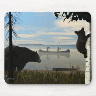 Beach Bears Mouse Mat