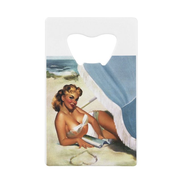 Beach Beauty Pin Up Girl (Front)