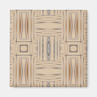 Beach Beige Geometric Magnet