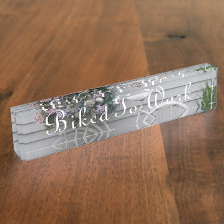 Beach Bicycle Nameplate