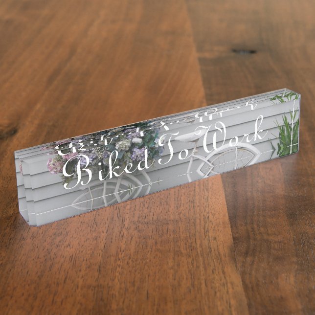 Beach Bicycle Nameplate (Side)