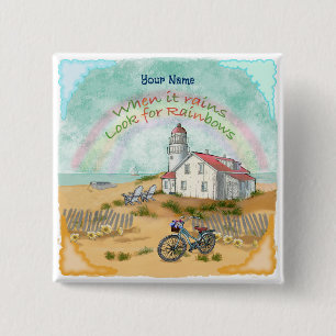 Beach Bike Lighthouse button