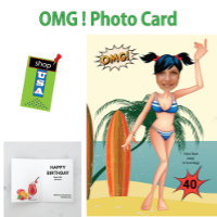 Beach Bikini 40th Birthday Womens New Funny 