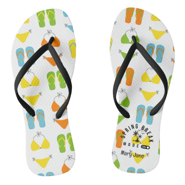 Beach Bikini  Flip Flops (Footbed)