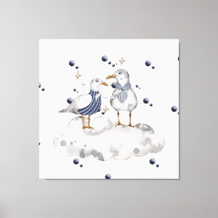 Beach Birds Canvas Print