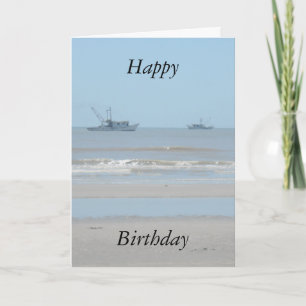 Beach Birthday Card