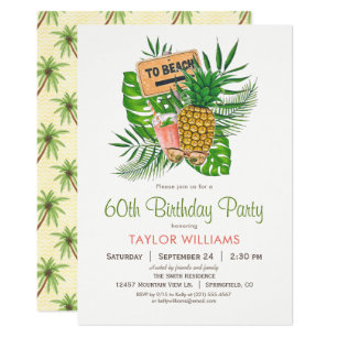 Beach Themed Invitations | Zazzle UK