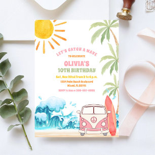 Beach Birthday Party Invitation