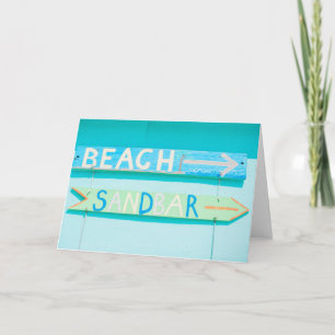 Beach Blank Note Card