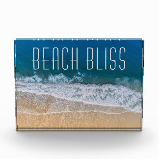 Beach Bliss Motivation Tropical Dream Customisable Photo Block