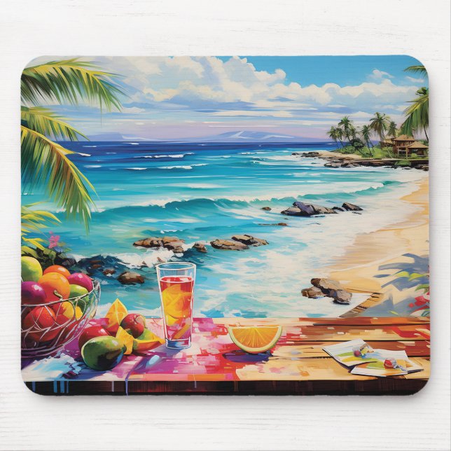 Beach Bliss Mouse Mat (Front)
